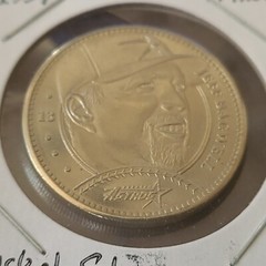1997 Pinnacle Mint Collection Nickel-Silver Coin Jeff Bagwell Houston Astros HOF