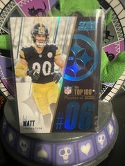 Score 2023 Panini T.J. Watt Steelers Top 100 Insert #6 NFL