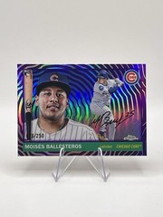 Moises Ballesteros #484 2025 Topps Chrome Platinum Purple Vibrations /250 RC