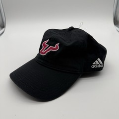 NWT Adidas University of South Florida Bulls USF Hat Cap Strapback Black/Pink