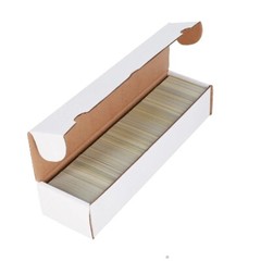 BCW 800 Count Corrugated Cardboard Baseball Trading Card Slabs Storage 1 Box