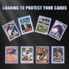 Card Sleeves and Top Loaders Set 400-Count 3×4 Inches Clear Polypropylene Har…