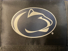 Penn State Trifold Wallet Black Nylon Officially Licensed Collegiate Product