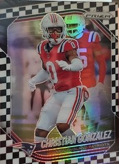 2025 Panini Prizm #176 Christian Gonzalez Prizm Black and White Checker