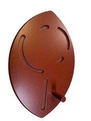 Mini Football Helmet Holder And Card Display Red. Football Shaped Decor.
