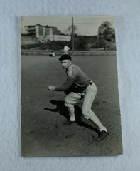 Early 1900’s 2 1/2 x 3 1/4 Inch Original Photo of BASEBALL PLAYER in UNIFORM