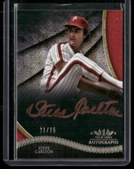 2017 Topps Tier One: Tier One Autographs Copper Ink Steve Carlton T1A-SC AU,SN