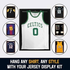Jersey Frame Display Case ,Jersey Shadow Box with 98% UV Protective Acrylic Door