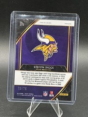 2019 Panini Select #272 Stefon Diggs Blue Prizm #/75