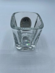 Chicago Cubs Glass Square Shot Glass Pewter Metal Logo