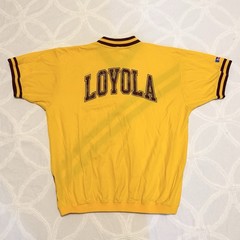 Vintage Russell Loyola University Chicago Ramblers Jersey Mens XL Yellow EUC