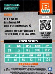 Michael Forret 2025 Choice Chesapeake Baysox #48 Chesapeake Baysox