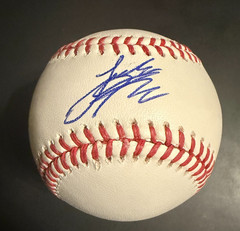 Jackson Flora Signed Auto OMLB Rawlings Baseball 2026 #1 MLB Draft Pitcher JSA