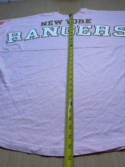 NEW YORK Rangers Spirit Jersey NEW Hockey NHL Pink 2XL L/S Shirt Sparkles XXL