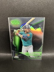 EUGENIO SUAREZ 2026 TOPPS CHROME BLACK GREEN REFRACTOR /99 MARINERS