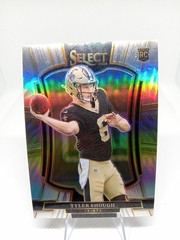 2025 Panini Select – Premier Level Tyler Shough #141 Silver Prizm (RC) Saints