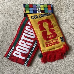 FIFA World Cup 2026 Colombia vs Portugal Matchup Scarf Miami Florida 6/27/26