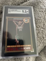 GIANNIS ANTETOKOUNPO 2013 Panini Hoops ROOKIE Card Gold #275 ~ SGC 9.5 NM-MT RC