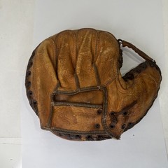 Vintage 1950s Denkert Catchers Mitt Ed Bailey M221 Hinge Pad Made In USA