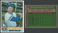 COOKIE ROJAS NM+-1976 TOPPS # 311-KANSAS CITY ROYALS 2B-HIGH GRADE SET BREAK-UP