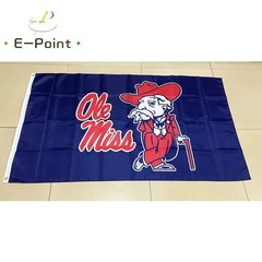 Ole Miss Rebels Colonel Reb Flag NEW