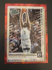 2025-26 Panini Donruss- Rated Prospect Omaha Biliew #51 Red Cracked Ice