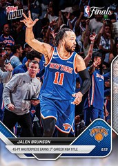 2025-26 Topps Now NBA #340 Jalen Brunson New York Knicks PRESALE