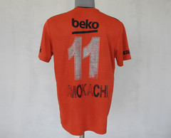 Besiktas JK 2018 Away Jersey Adidas Orange Shirt Size L Football Soccer Amokachi