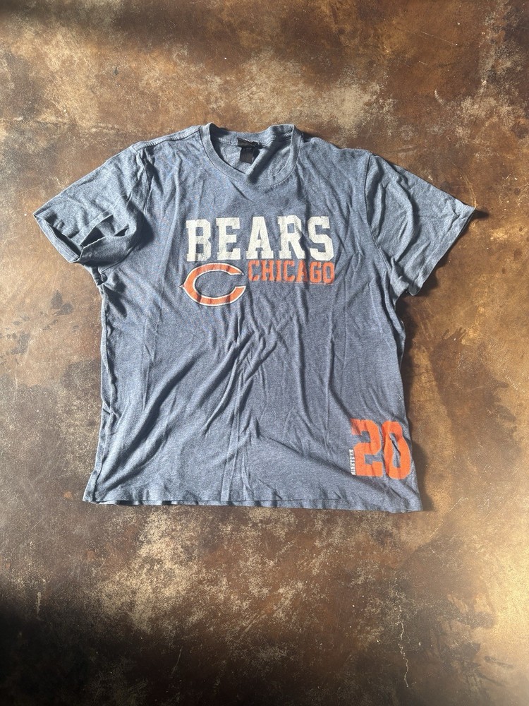 NFL Team Apparel Chicago Bears NFL Football Shirt Blue Orange White Size US XXXL
