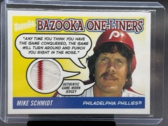 2004 Topps Bazooka – One-Liners Relics Mike Schmidt #BOL-MS
