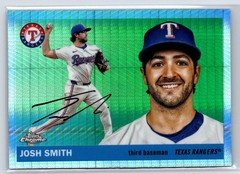 2025 Topps Chrome Platinum Anniversary JOSH SMITH Prism Refractor #177 Rangers
