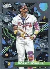 Ronald Acuña Jr. 2025 Topps Chrome Cosmic #165 Atlanta Braves