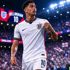 Jude Bellingham 10 England Soccer Jersey 2026 World Cup Style Premium Print