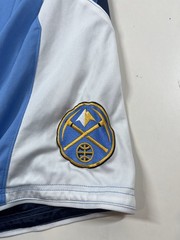 Blue adidas Denver Nuggets Athletic Basketball Shorts Men’s L Large