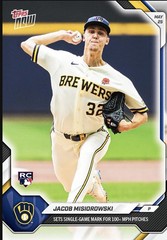 Jacob Misiorowski RC Record 100+ MPH 2026 MLB Topps NOW Card 244 Presale