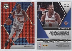 2019-20 Panini Mosaic Rookies Red Prizm RJ Barrett #229 Rookie RC 5i2