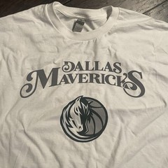 Dallas Mavericks Fan Appreciation Night Shirt Men’s Size XL White City Edition