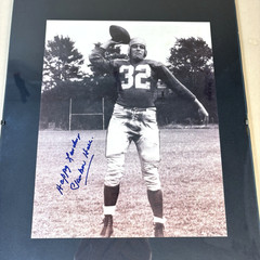 Parker Hall, QB- Ole Miss, Cleveland Rams – Signed 8×10″ Photo – Under Glass-EX+
