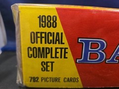 1988 Topps Complete Set 792 Cards MLB Baseball Brand New Sealed Box