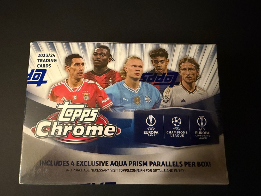 2023-24 Topps Chrome UEFA Club Competitions Blaster Box Sealed New. YAMAL ROOKIE