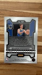 2023-24 Panini Prizm – Brandin Podziemski #147 (RC) Base Rookie Warriors