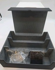 Trading Card Storage Box Large PU Leather Card Deck Case Magnetic Closure New