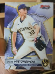 2025 BOWMAN’S BEST JACOB MISIOROWSKI ROOKIE PROSPECT #TP-12 BREWERS