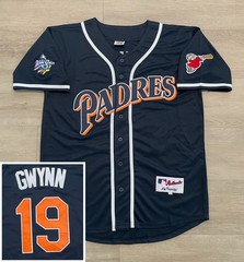 Tony Gwynn San Diego Padres 1998 World Series Alt Navy Blue Jersey Men’s (S-4XL)