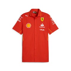 Ferrari Scuderia F1 Racing Team hawaiian button down Shirt, men summer top