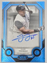2024 Topps Tier One #T1A-FTH Frank Thomas Tier One Autographs Blue Foil #/25