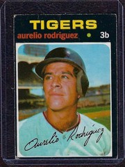 1971 O-Pee-Chee, OPC, #464 Aurelio Rodriguez, Detroit Tigers, EX!