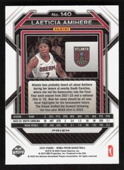 2023 Panini Prizm WNBA #140 Laeticia Amihere Ruby Wave RC