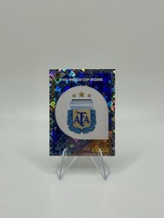 2026 Panini FIFA World Cup Sticker ARG1 Argentina Team Crest MINT Holo Foil