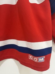 VTG CCM Montreal Canadiens NHL Hockey Red Jersey USA 90s Sz M